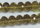 CLQ16 15.5 inches 10*14mm faceted rondelle natural lemon quartz beads