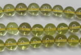 CLQ201 15.5 inches 6mm round natural lemon quartz beads wholesale