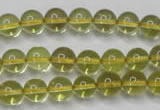 CLQ202 15.5 inches 8mm round natural lemon quartz beads wholesale