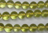 CLQ204 15.5 inches 12mm round natural lemon quartz beads wholesale