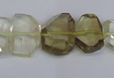 CLQ266 15.5 inches 13*18mm - 15*20mm freeform lemon quartz beads