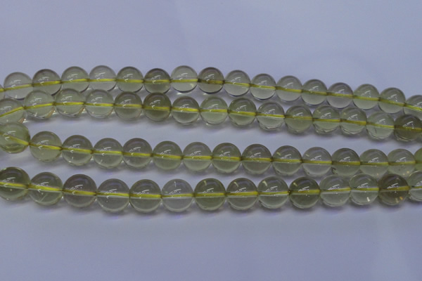 CLQ353 15 inches 10mm round natural lemon quartz beads wholesale