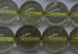 CLQ354 15 inches 12mm round natural lemon quartz beads wholesale