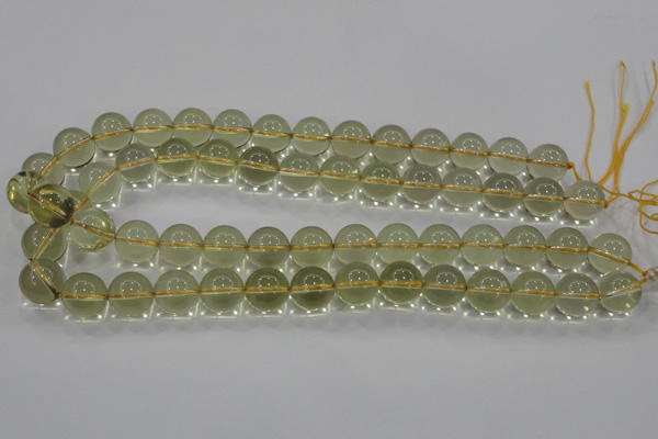 CLQ54 15.5 inches 14mm round natural lemon quartz beads wholesale