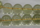 CLQ55 15.5 inches 16mm round natural lemon quartz beads wholesale