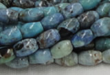 CLR07 16 inches 8*12mm rice larimar gemstone beads wholesale