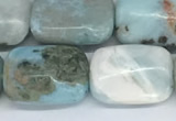 CLR127 15.5 inches 10*14mm rectangle larimar gemstone beads