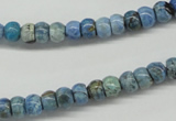 CLR200 15.5 inches 4*6mm rondelle larimar gemstone beads