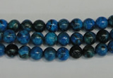 CLR301 15.5 inches 6mm round dyed larimar gemstone beads