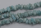 CLR31 15.5 inches natural larimar gemstone chip beads wholesale