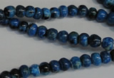 CLR310 15.5 inches 4*6mm rondelle dyed larimar gemstone beads