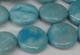 CLR364 15.5 inches 18mm flat round dyed larimar gemstone beads