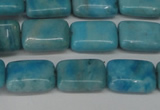 CLR391 15.5 inches 8*12mm rectangle dyed larimar gemstone beads