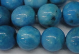 CLR406 15.5 inches 16mm round dyed larimar gemstone beads