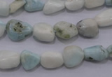 CLR50 15.5 inches 5*7mm – 10*12mm nuggets natural larimar beads