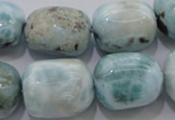 CLR53 15.5 inches 15*20mm – 18*22mm nuggets natural larimar beads