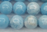 CLR605 15.5 inches 14mm round imitation larimar beads wholesale