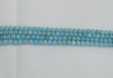 CLR70 15.5 inches 6mm round imitation larimar beads wholesale