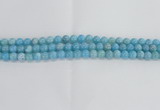 CLR71 15.5 inches 8mm round imitation larimar beads wholesale