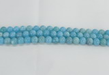 CLR72 15.5 inches 10mm round imitation larimar beads wholesale