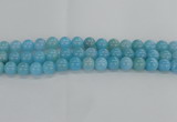 CLR73 15.5 inches 12mm round imitation larimar beads wholesale