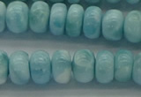 CLR80 15.5 inches 5*8mm rondelle natural larimar gemstone beads