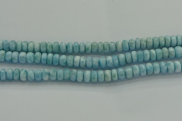 CLR80 15.5 inches 5*8mm rondelle natural larimar gemstone beads