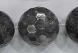 CLS02 15.5 inches 30mm faceted round large cloudy quartz beads