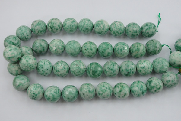 CLS150 15.5 inches 20mm faceted round Qinghai jade beads