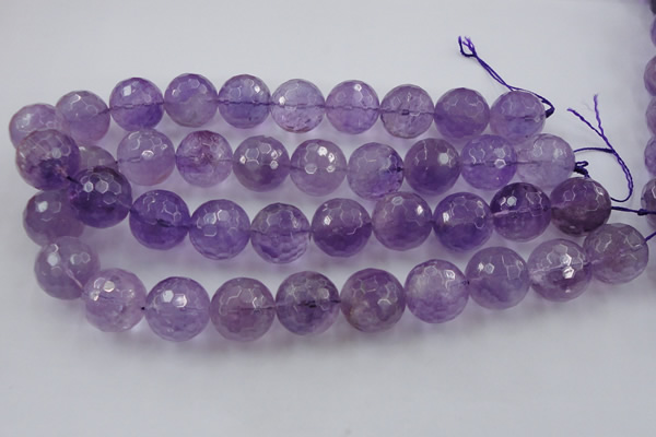 CLS153 15.5 inches 20mm faceted round lavender amethyst beads