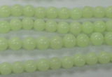 CLU02 15.5 inches 6mm round luminous stone beads wholesale