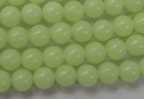 CLU03 15.5 inches 8mm round luminous stone beads wholesale