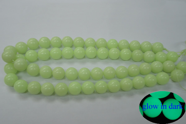 CLU06 15.5 inches 14mm round luminous stone beads wholesale