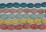 CLV304 15.5 inches 18*25mm oval lava beads wholesale