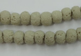 CLV352 15.5 inches 8mm ball dyed lava beads wholesale