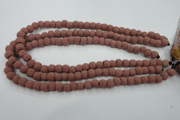 CLV360 15.5 inches 9mm ball dyed lava beads wholesale