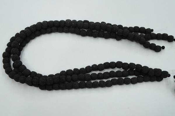 CLV378 15.5 inches 8mm ball dyed lava beads wholesale