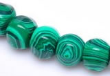 CMA18 10*12mm roundel imitate malachite gemstone beads Wholesale