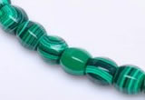 CMA24 8*10mm faceted drum imitate malachite beads Wholesale