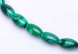 CMA28 15.5 inches 5*10mm rice imitate malachite beads Wholesale