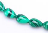 CMA30 8*12mm teardrop imitate malachite beads wholesale