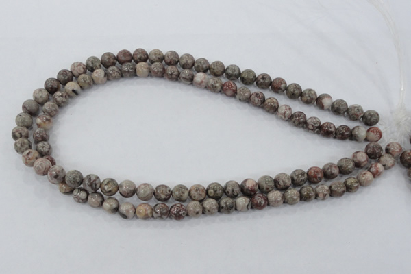 CMB03 15.5 inches 8mm round natural medical stone beads wholesale