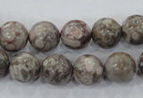 CMB05 15.5 inches 12mm round natural medical stone beads wholesale