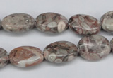 CMB16 15.5 inches 12*16mm oval natural medical stone beads