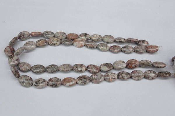 CMB16 15.5 inches 12*16mm oval natural medical stone beads