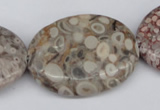 CMB18 15.5 inches 30*40mm oval natural medical stone beads