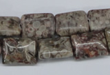 CMB26 15.5 inches 12*16mm rectangle natural medical stone beads