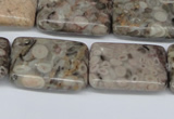 CMB27 15.5 inches 18*25mm rectangle natural medical stone beads