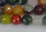 CME102 15.5 inches 8mm faceted round mixed gemstone beads