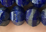 CME245 15.5 inches 10*11mm - 10*12mm pumpkin lapis lazuli beads